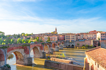 Albi in a summer sunny day,France
