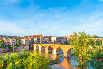 Albi in a summer sunny day,France
