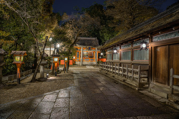 京都 八坂神社の夜景