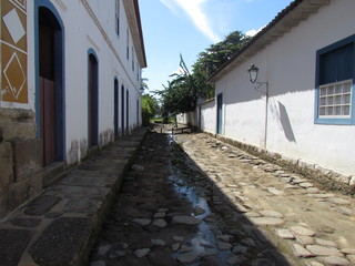 Streets of the Historic Center of Paraty.