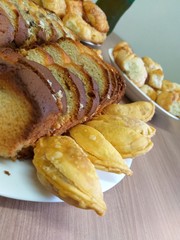 sweet rolls on a plate