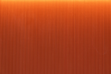 Seamless corrugated wood pattern in orange color / interior material / seamless texture