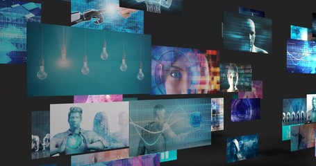 Creative Technology Idea and Digital Lifestyle Looping