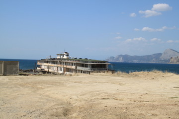 view of the beach