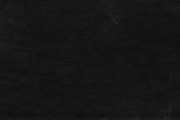 Cardboard black abstract texture close-up. Dark old paper background. Grunge concrete wall. Vintage blank wallpaper.