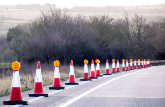 Motorway Road Works