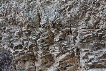 These rocks makeup part of the Santa Monica Mountains in Will Rogers State Park, and help create an environment where numerous Southern California native plants thrive.
