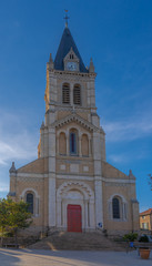 Fototapeta na wymiar Dardilly, France - 10 25 2019: Saint-Jean-Marie-Vianney Church