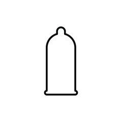 condom icon black vector icon