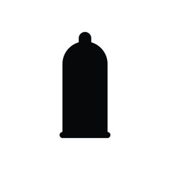 condom icon black vector icon