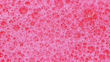 foam teaxture color bubble macro soap bubble blood organic structure pink white