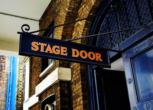 Stage Door Sign