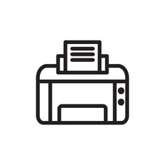 Printer icon vector design template