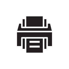 Printer icon vector design template