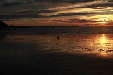 Coucher de soleil Saint Lunaire