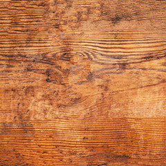 Naklejka premium Old brown bark wood texture. Natural wooden background.or cutting board.