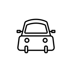 Car line icon. Design template vector