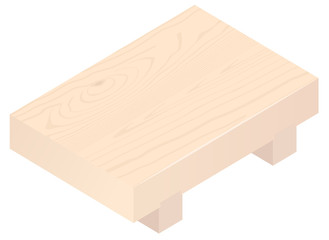 寿司下駄　白背景