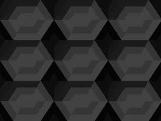 Minimal Black Geometric background