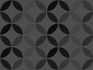 Minimal Black Geometric circles background