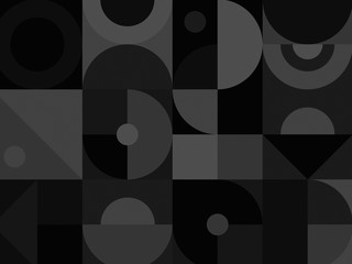 Minimal Black Geometric shapes background