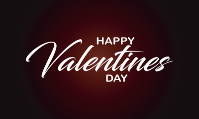 Happy Valentine's Day. Vector illustration of greeting card, banner