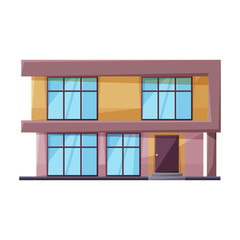 Building of apartment vector icon.Cartoon vector icon isolated on white background building of apartment.