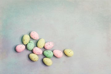 Colorful easter eggs