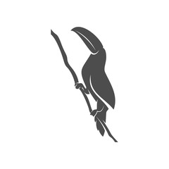 Parrot logo icon design vector illustration, Parrot logo template