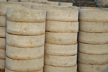 Concrete drainage pipes for industrial building construction, irrigation and well making