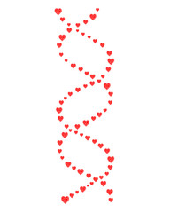 Abstract structure of human DNA. Vector DNA.