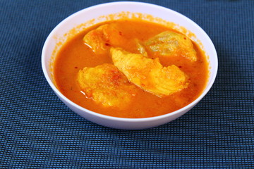 Cooked fish in a bowl