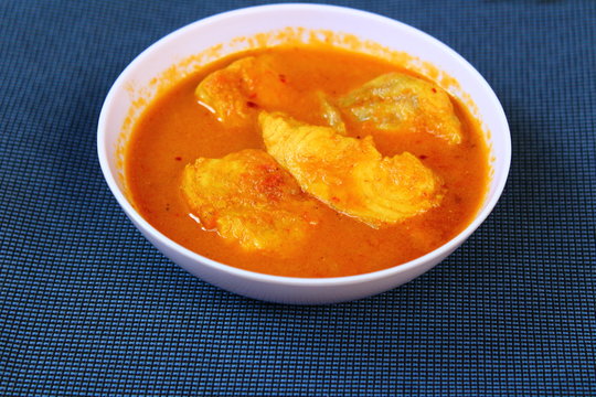 Cooked fish in a bowl