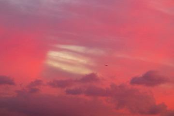 Obraz premium sunset sky colours