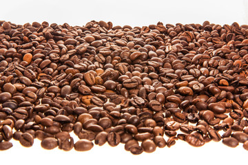 Roasted Brown Coffee Beans Background