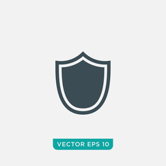 Shield Icon Design, Vector EPS10