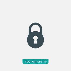 Lock Icon Design, Vector EPS10