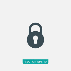 Lock Icon Design, Vector EPS10