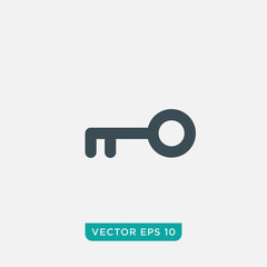 Key Icon Design, Vector EPS10