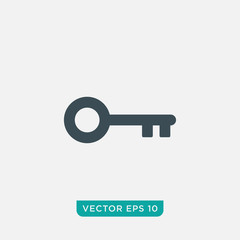 Key Icon Design, Vector EPS10