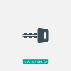 Key Icon Design, Vector EPS10