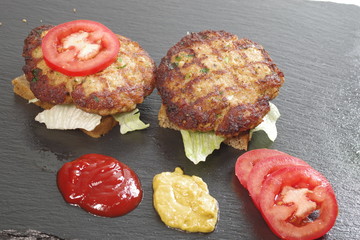 grilled steak on the plate