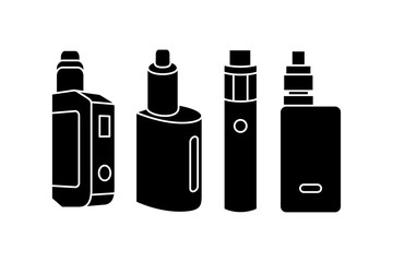 Vape icons. Smoking appliances.