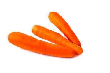 Carrot isolated on a white background.