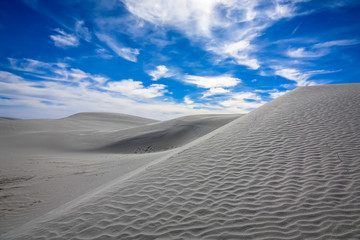 Amazing Alkafi Flat Trail hike in White Sands National Park, New Mexico, Unites States