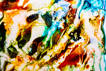 watercolors in water - an aquarelle texture