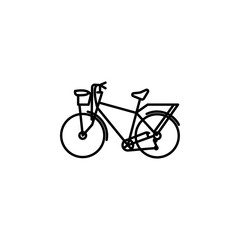 bicycle line icon. Elements of wedding illustration icons. Signs, symbols can be used for web, logo, mobile app, UI, UX