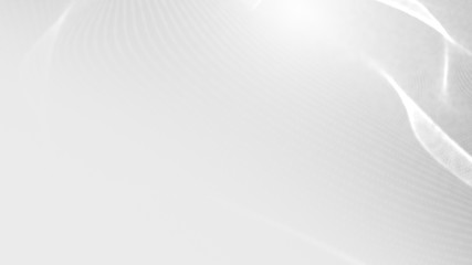 Dot white gray wave light technology texture background. Abstract big data digital concept. 3d rendering.
