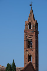 Belltower in Pisa, Tuscany, Italy
