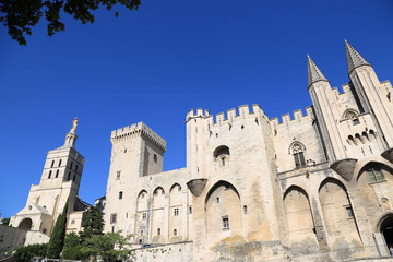 Fototapeta na wymiar Histric Center of Avignon Provence France